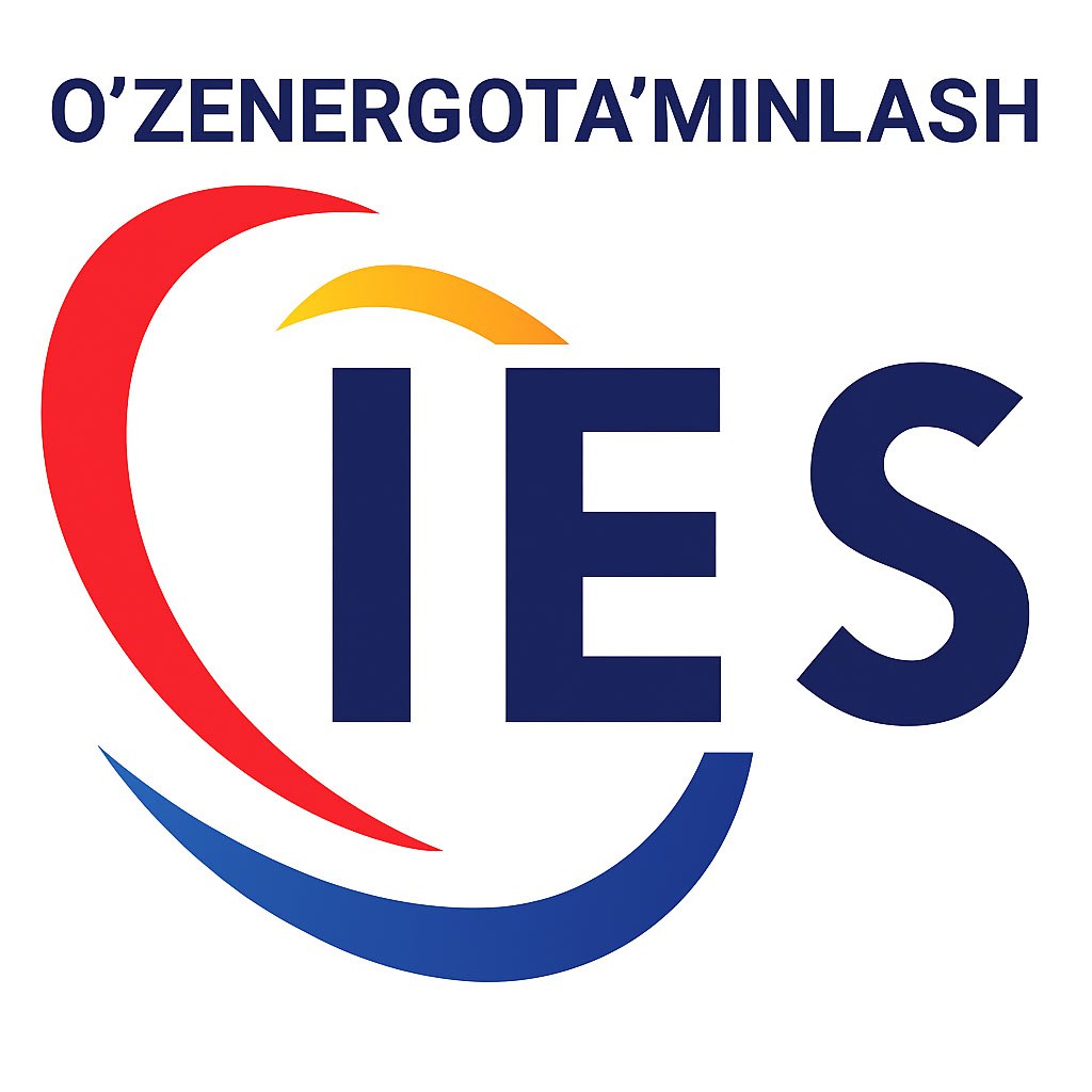 O'zenergota'minlash AJ (UZET | Uzenergo) — O'zbekiston Energo Ta'minlash Kompaniyasi Logotipi